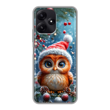 Силиконовый чехол на Xiaomi Poco M6 Pro 5G с принтом Новый год