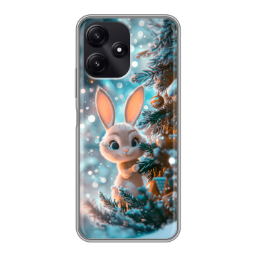 Силиконовый чехол на Xiaomi Poco M6 Pro 5G с принтом Новый год