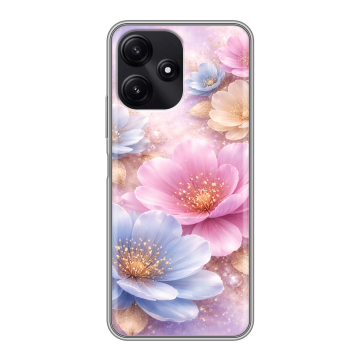 Силиконовый чехол на Xiaomi Poco M6 Pro 5G с принтом женский