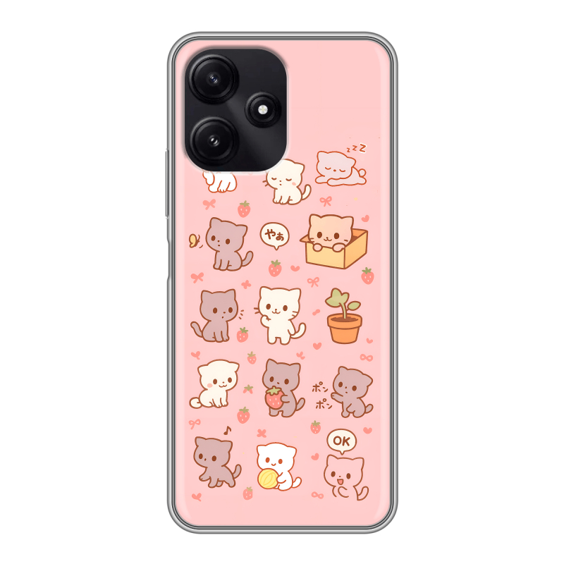 Силиконовый чехол на Xiaomi Poco M6 Pro 5G с принтом Hello Kitty Хелоу Кити Силиконовый чехол на Xiaomi Poco M6 Pro 5G с принтом Hello Kitty Хелоу Кити