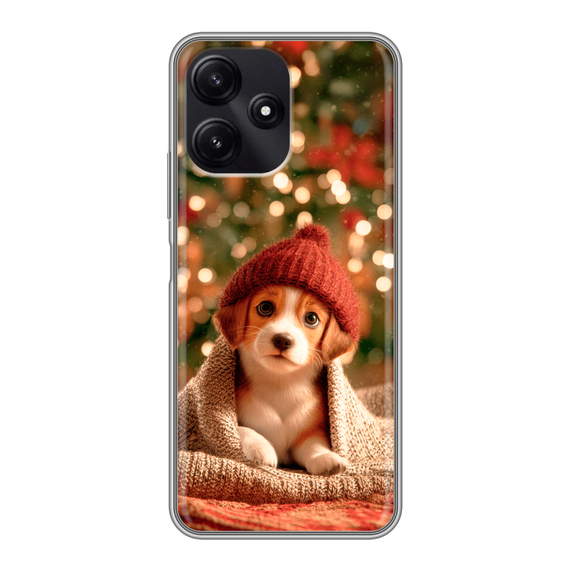 Силиконовый чехол на Xiaomi Poco M6 Pro 5G с принтом Новый год Силиконовый чехол на Xiaomi Poco M6 Pro 5G с принтом Новый год