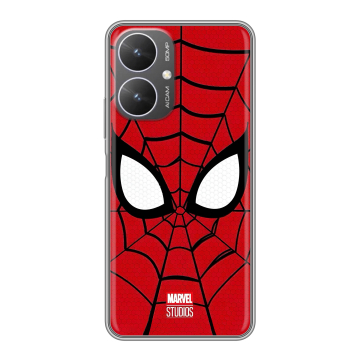 Силиконовый чехол на Xiaomi Poco M6 5G с принтом человек паук spiderman