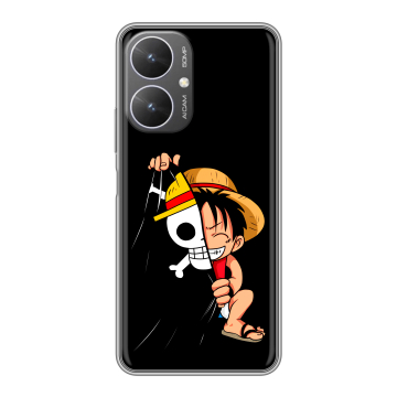Силиконовый чехол на Xiaomi Poco M6 5G с принтом One Piece Ван Пис