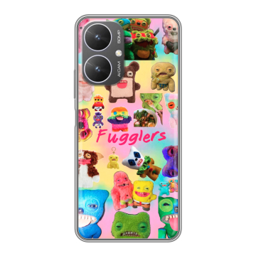 Силиконовый чехол на Xiaomi Poco M6 5G с принтом Флагер Fuggler