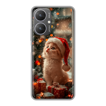 Силиконовый чехол на Xiaomi Poco M6 5G с принтом Новый год