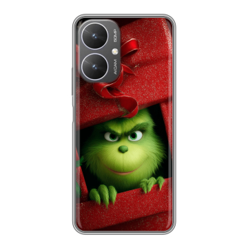 Силиконовый чехол на Xiaomi Poco M6 5G с принтом Новый год