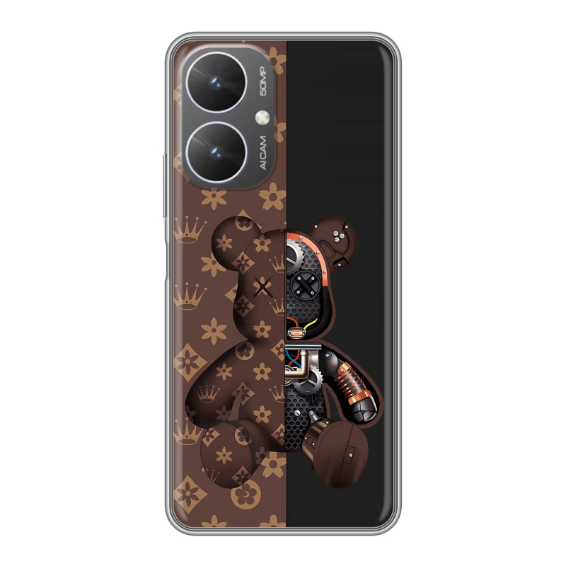 Силиконовый чехол на Xiaomi Poco M6 5G с принтом Луи робот Силиконовый чехол на Xiaomi Poco M6 5G с принтом Луи робот