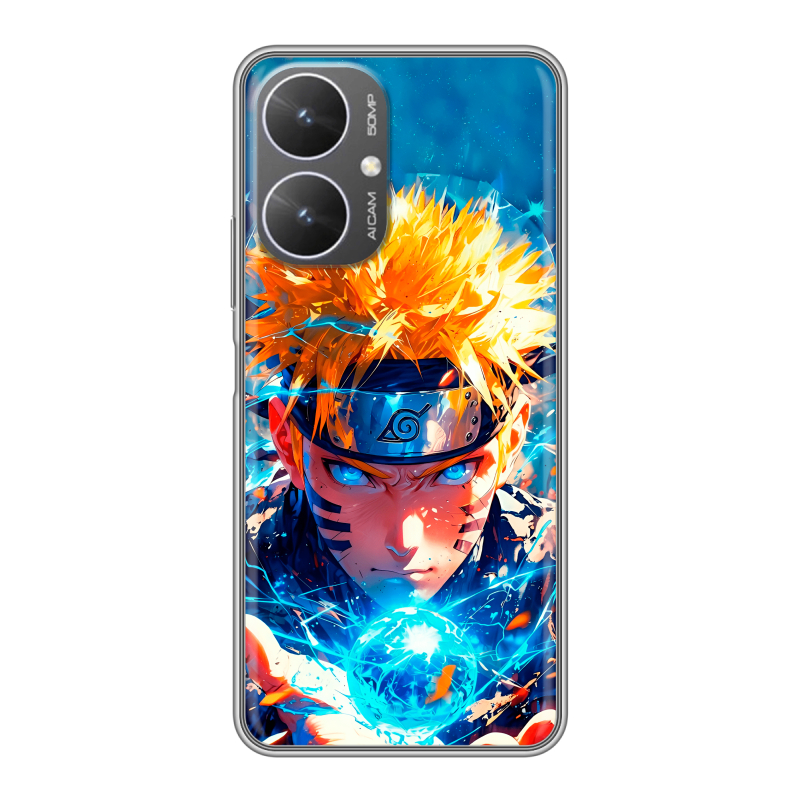 Силиконовый чехол на Xiaomi Poco M6 5G с принтом Аниме Наруто Naruto Силиконовый чехол на Xiaomi Poco M6 5G с принтом Аниме Наруто Naruto