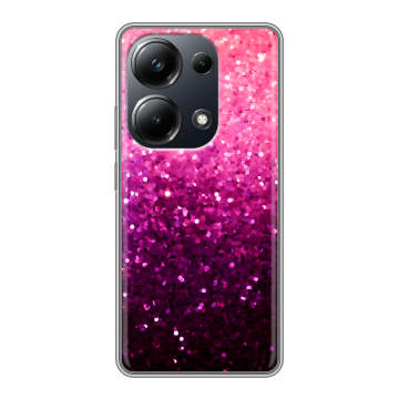 Силиконовый чехол на Xiaomi Poco M6 Pro 4G с принтом Блестки