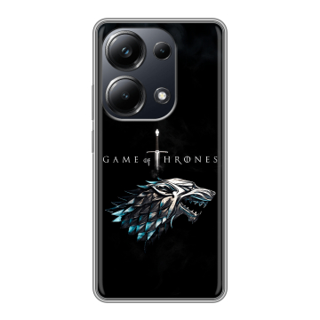 Силиконовый чехол на Xiaomi Poco M6 Pro 4G с принтом Игра Престолов Game Thrones