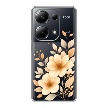 Силиконовый чехол на Xiaomi Poco M6 Pro 4G с принтом для девушки Силиконовый чехол на Xiaomi Poco M6 Pro 4G с принтом для девушки