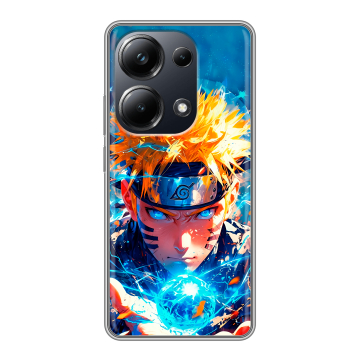 Силиконовый чехол на Xiaomi Poco M6 Pro 4G с принтом Аниме Наруто Naruto
