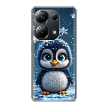 Силиконовый чехол на Xiaomi Poco M6 Pro 4G с принтом Новый год Силиконовый чехол на Xiaomi Poco M6 Pro 4G с принтом Новый год