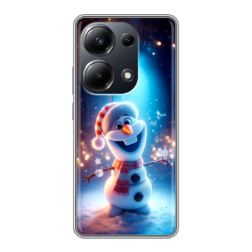 Силиконовый чехол на Xiaomi Poco M6 Pro 4G с принтом Новый год Силиконовый чехол на Xiaomi Poco M6 Pro 4G с принтом Новый год