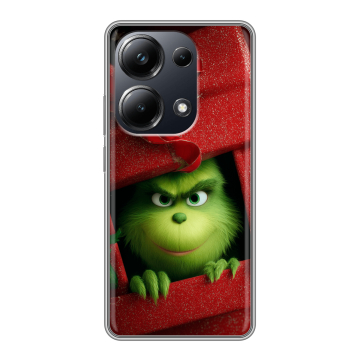 Силиконовый чехол на Xiaomi Poco M6 Pro 4G с принтом Новый год Силиконовый чехол на Xiaomi Poco M6 Pro 4G с принтом Новый год