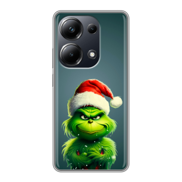Силиконовый чехол на Xiaomi Poco M6 Pro 4G с принтом Новый год