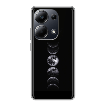 Силиконовый чехол на Xiaomi Poco M6 Pro 4G с принтом женский