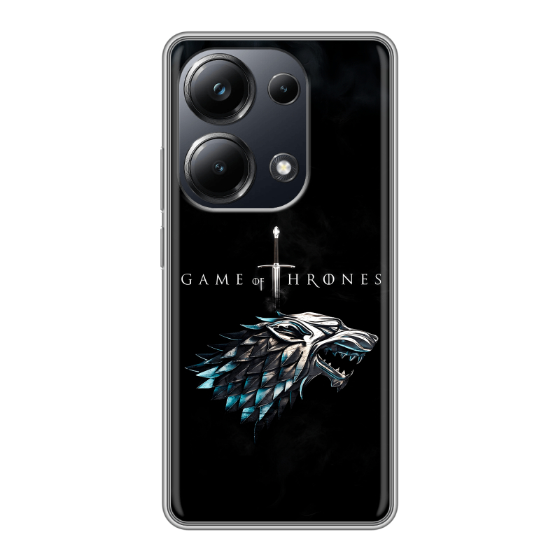 Силиконовый чехол на Xiaomi Poco M6 Pro 4G с принтом Игра Престолов Game Thrones Силиконовый чехол на Xiaomi Poco M6 Pro 4G с принтом Игра Престолов Game Thrones