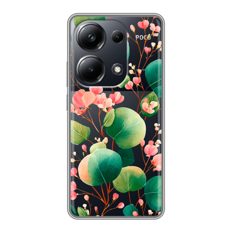 Силиконовый чехол на Xiaomi Poco M6 Pro 4G с принтом женский Силиконовый чехол на Xiaomi Poco M6 Pro 4G с принтом женский