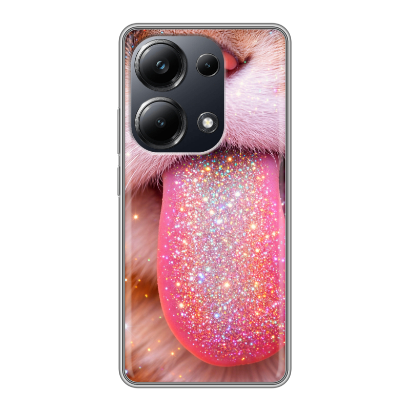 Силиконовый чехол на Xiaomi Poco M6 Pro 4G с принтом для девочек Силиконовый чехол на Xiaomi Poco M6 Pro 4G с принтом для девочек
