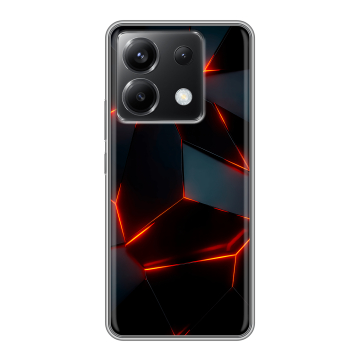 Силиконовый чехол на Xiaomi Poco X6 5G с принтом Яркие абстракции Силиконовый чехол на Xiaomi Poco X6 5G с принтом Яркие абстракции