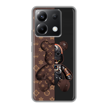 Силиконовый чехол на Xiaomi Poco X6 5G с принтом Луи робот Силиконовый чехол на Xiaomi Poco X6 5G с принтом Луи робот