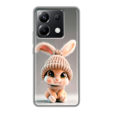 Силиконовый чехол на Xiaomi Poco X6 5G с принтом Кролик
