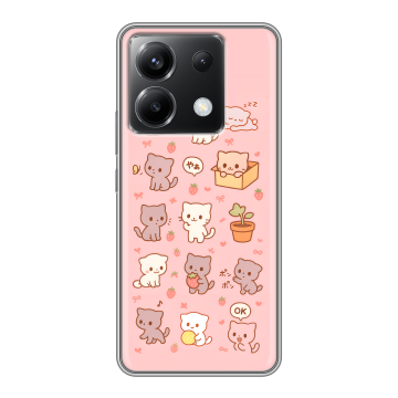 Силиконовый чехол на Xiaomi Poco X6 5G с принтом Hello Kitty Хелоу Кити Силиконовый чехол на Xiaomi Poco X6 5G с принтом Hello Kitty Хелоу Кити