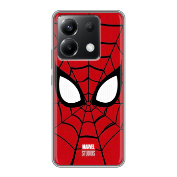 Силиконовый чехол на Xiaomi Poco X6 5G с принтом человек паук spiderman