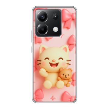 Силиконовый чехол на Xiaomi Poco X6 5G с принтом для девочек Силиконовый чехол на Xiaomi Poco X6 5G с принтом для девочек