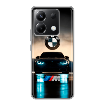 Силиконовый чехол на Xiaomi Poco X6 5G с принтом БМВ BMW