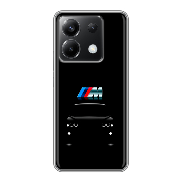 Силиконовый чехол на Xiaomi Poco X6 5G с принтом БМВ BMW