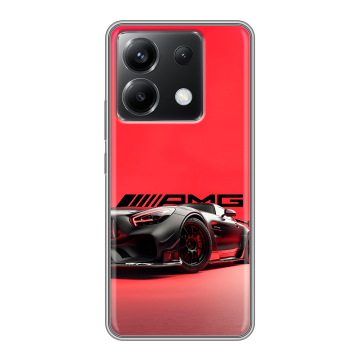 Силиконовый чехол на Xiaomi Poco X6 5G с принтом Мерседес Mercedes AMG Силиконовый чехол на Xiaomi Poco X6 5G с принтом Мерседес Mercedes AMG
