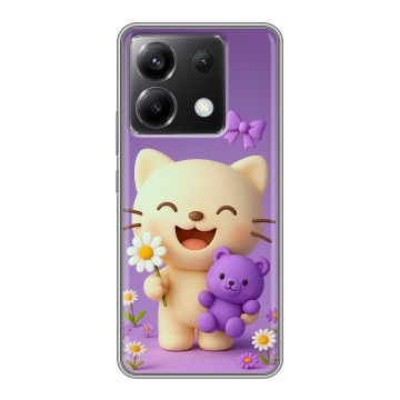 Силиконовый чехол на Xiaomi Poco X6 5G с принтом для девочек Силиконовый чехол на Xiaomi Poco X6 5G с принтом для девочек