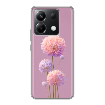 Силиконовый чехол на Xiaomi Poco X6 5G с принтом Цветы Силиконовый чехол на Xiaomi Poco X6 5G с принтом Цветы