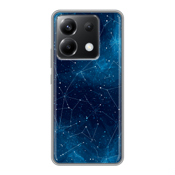 Силиконовый чехол на Xiaomi Poco X6 5G с принтом Космос звезды Силиконовый чехол на Xiaomi Poco X6 5G с принтом Космос звезды