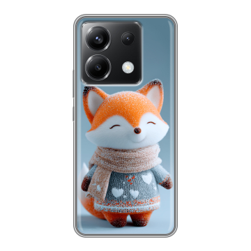 Силиконовый чехол на Xiaomi Poco X6 5G с принтом Лиса Силиконовый чехол на Xiaomi Poco X6 5G с принтом Лиса