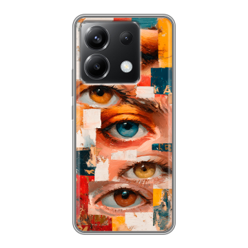 Силиконовый чехол на Xiaomi Poco X6 5G с принтом Модный принт Силиконовый чехол на Xiaomi Poco X6 5G с принтом Модный принт