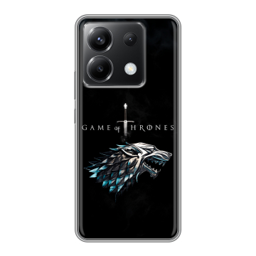 Силиконовый чехол на Xiaomi Poco X6 5G с принтом Игра Престолов Game Thrones Силиконовый чехол на Xiaomi Poco X6 5G с принтом Игра Престолов Game Thrones