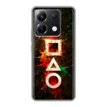 Силиконовый чехол на Xiaomi Poco X6 5G с принтом Squid Game Игра кальмара Силиконовый чехол на Xiaomi Poco X6 5G с принтом Squid Game Игра кальмара