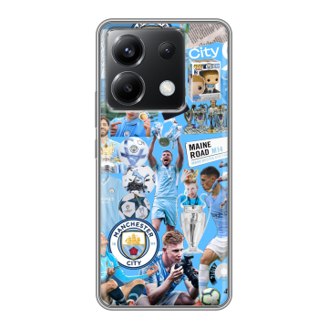 Силиконовый чехол на Xiaomi Poco X6 5G с принтом Man City Манчестер Сити Силиконовый чехол на Xiaomi Poco X6 5G с принтом Man City Манчестер Сити
