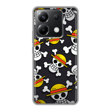 Силиконовый чехол на Xiaomi Poco X6 5G с принтом One Piece Ван Пис Силиконовый чехол на Xiaomi Poco X6 5G с принтом One Piece Ван Пис
