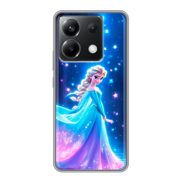 Силиконовый чехол на Xiaomi Poco X6 5G с принтом Холодное сердце Frozen Силиконовый чехол на Xiaomi Poco X6 5G с принтом Холодное сердце Frozen