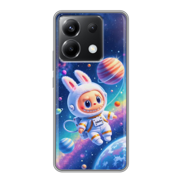 Силиконовый чехол на Xiaomi Poco X6 5G с принтом Labubu Лабубу Силиконовый чехол на Xiaomi Poco X6 5G с принтом Labubu Лабубу