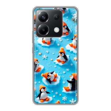 Силиконовый чехол на Xiaomi Poco X6 5G с принтом Новый год Силиконовый чехол на Xiaomi Poco X6 5G с принтом Новый год