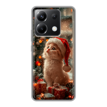 Силиконовый чехол на Xiaomi Poco X6 5G с принтом Новый год Силиконовый чехол на Xiaomi Poco X6 5G с принтом Новый год