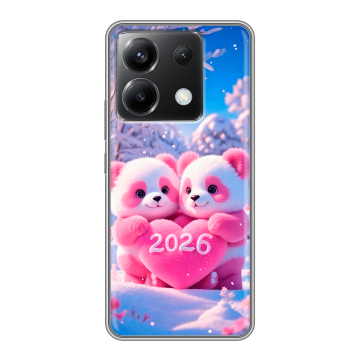 Силиконовый чехол на Xiaomi Poco X6 5G с принтом Новый год Силиконовый чехол на Xiaomi Poco X6 5G с принтом Новый год