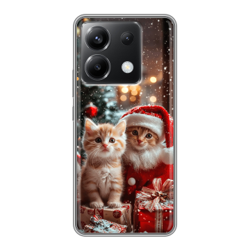 Силиконовый чехол на Xiaomi Poco X6 5G с принтом Новый год Силиконовый чехол на Xiaomi Poco X6 5G с принтом Новый год