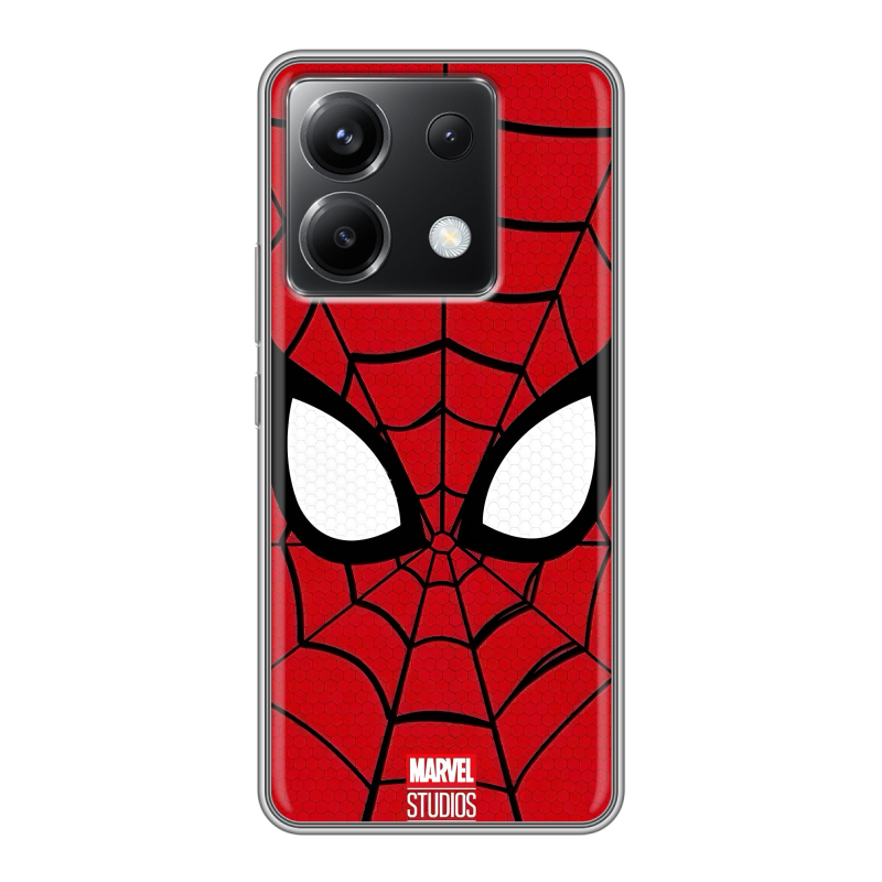 Силиконовый чехол на Xiaomi Poco X6 5G с принтом человек паук spiderman Силиконовый чехол на Xiaomi Poco X6 5G с принтом человек паук spiderman