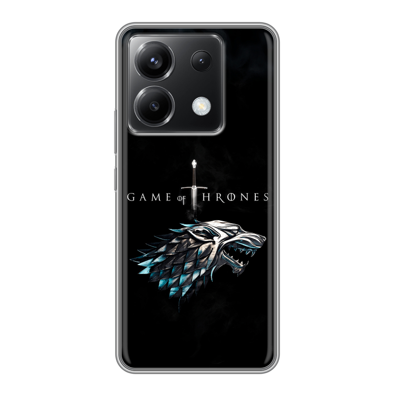 Силиконовый чехол на Xiaomi Poco X6 5G с принтом Игра Престолов Game Thrones Силиконовый чехол на Xiaomi Poco X6 5G с принтом Игра Престолов Game Thrones